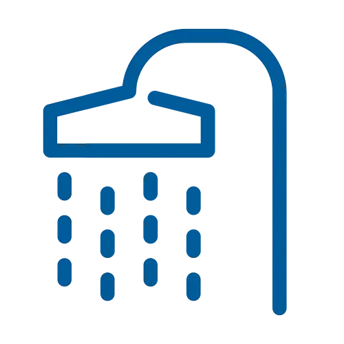 shower available