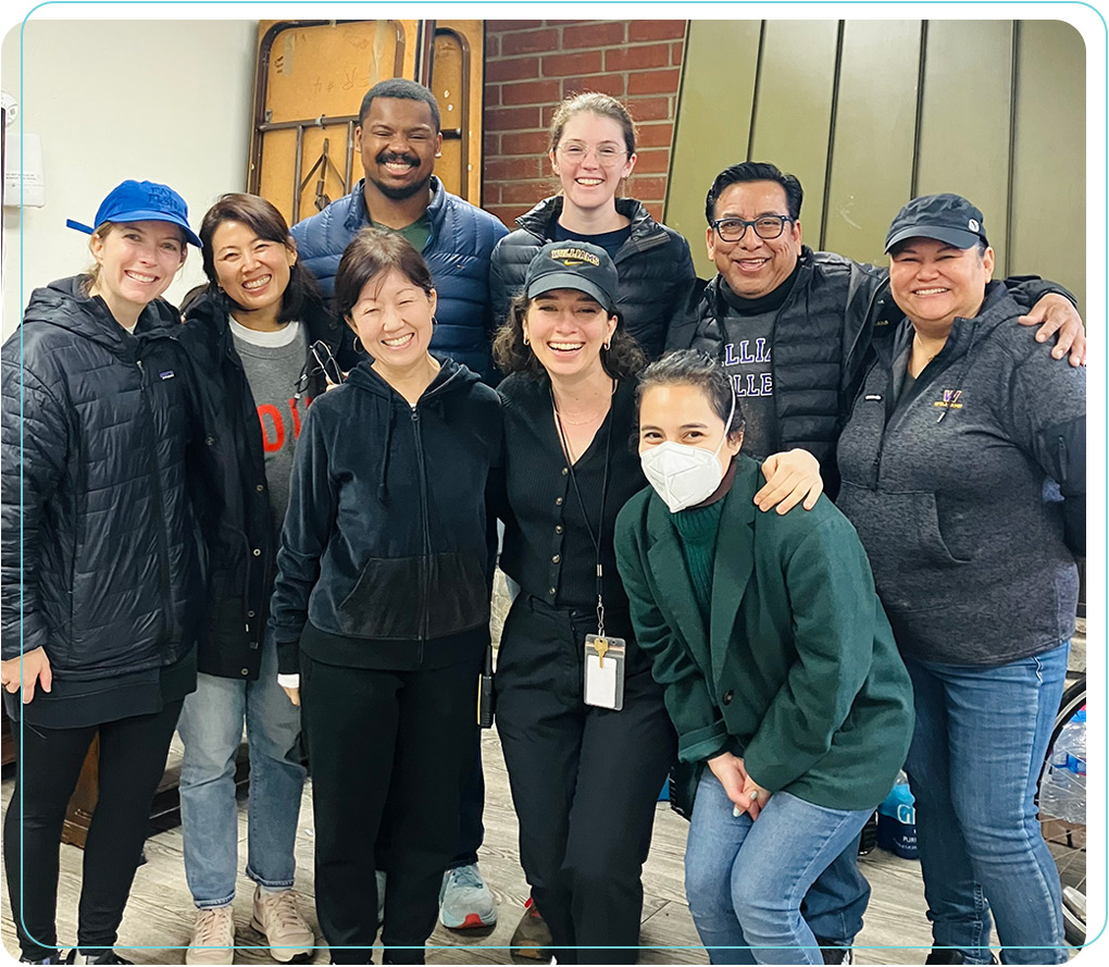 Volunteer group at NoHo